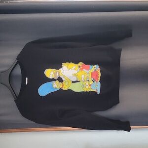 The Simpson size small black sweatshirt.